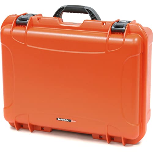 Nanuk 940 Wasserdichter Hartschalenkoffer Mit Plüschschaumeinlage - Orange von Nanuk