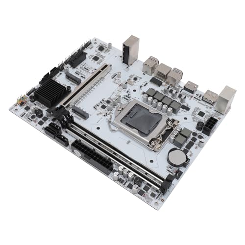 Computer-Motherboards, PC-Motherboard DDR4-Unterstützung M.2 NVME M ATX Motherboard H410M DH Mining Mainboard Lga1200 Dual Channel Lga1200 Motherboard für 10 Generation CPU von Naroote