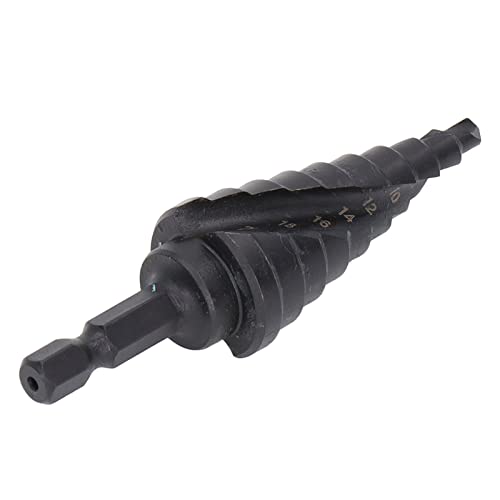 Milwaukee Stufenbohrer Stufenbohrer für Metall Metallbohrer für Stahl, Stufenbohrer HSS Spiralnut Pagode Loch Reibahle Werkzeug Sechskant Schaft für Metall Schwarz (10 Milwaukee Stufenbohrer Stufenbohrer für Metall Metallbohrer für Stahl, Stufenbohrer HSS Spiralnut Pagode Loch Reibahle Werkzeug Sechskant Schaft für Metall Schwarz (10 von Naroote
