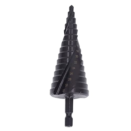 Milwaukee Stufenbohrer Stufenbohrer für Metall Metallbohrer für Stahl, Stufenbohrer HSS Spiralnut Pagode Loch Reibahle Werkzeug Sechskant Schaft für Metall Schwarz (15 Milwaukee Stufenbohrer Stufenbohrer für Metall Metallbohrer für Stahl, Stufenbohrer HSS Spiralnut Pagode Loch Reibahle Werkzeug Sechskant Schaft für Metall Schwarz (15 von Naroote