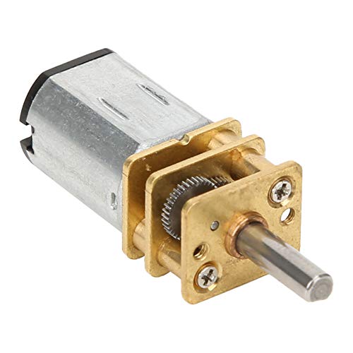 Mini-Getriebemotor aus Metall, Getriebemotor, Mikro-Geschwindigkeitsreduzierungsmotor DC 12 V, 60/500/1000 U/min, mit Metallgetriebe für Verschiedene Mechanische Geräte (1000RPM) von Naroote