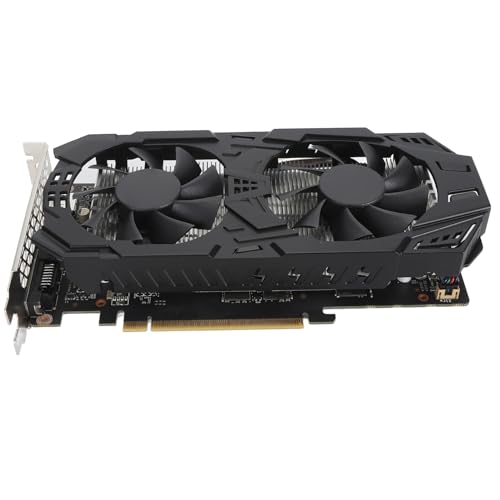 Naroote Gpu, 1060 Grafikkarte 5GB GDDR5 192Bit Dual Fan Desktop Computer Grafikkarte Gaming Grafikkarte für GTX1060 für Arbeit Unterhaltung von Naroote