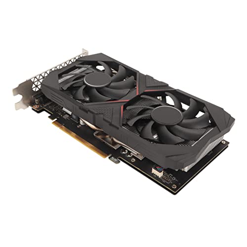 Naroote Grafikkarte, RTX 2060S 8G GDDR6 256bit Unterstützung DP DVI D HD Multimedia-Schnittstelle Gaming-Grafikkarte mit 2 Lüftern Computer-Grafikkarten von Naroote