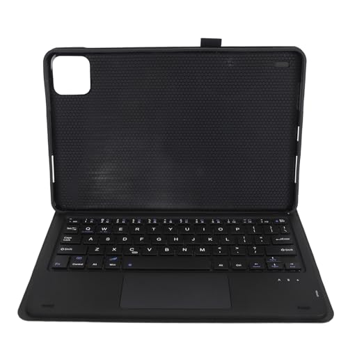 Naroote Hülle mit Tastatur, Tastaturhülle 11 Zoll Tastaturhülle Tastaturhülle mit Magnetischer Abnehmbarer Tastatur für für Mi Pad 6 6 Pro 11 Zoll 2023 PU-Ständerabdeckung (Black) von Naroote