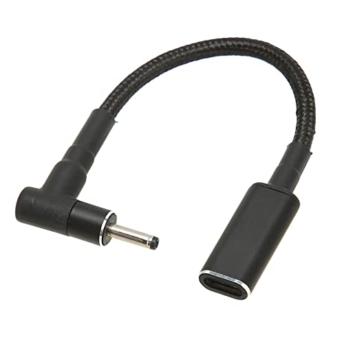 Naroote USB-C-Buchse auf 3,0 X 1,0 Mm DC-Stecker-Adapter, Kleines Kurzes Kabel Typ C auf DC-Adapter für Laptop von Naroote