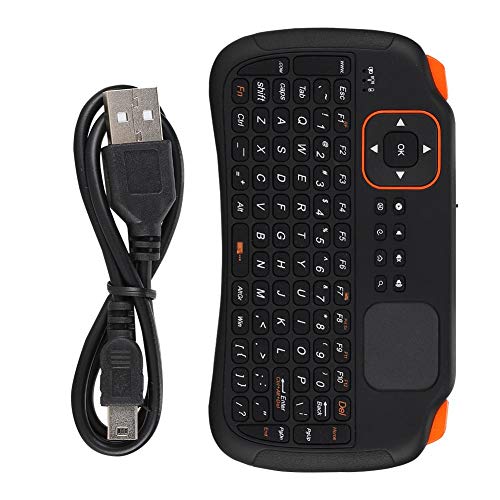 Naroote USB USBTastatur, Tastatur für 83Tasten 2,4 GHz mit Touchpad 2,4 G Langlebig für PC Google Tv Box von Naroote