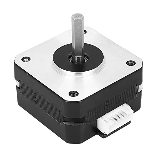 Steppermotor, Kleiner Schrittmotor 17HS4023 17 12 -V -Geräuschreduzierung 4 Drähte Motor -Stepper -Motor Kit für 3D -Drucker und Elektrische Versorgung von Naroote