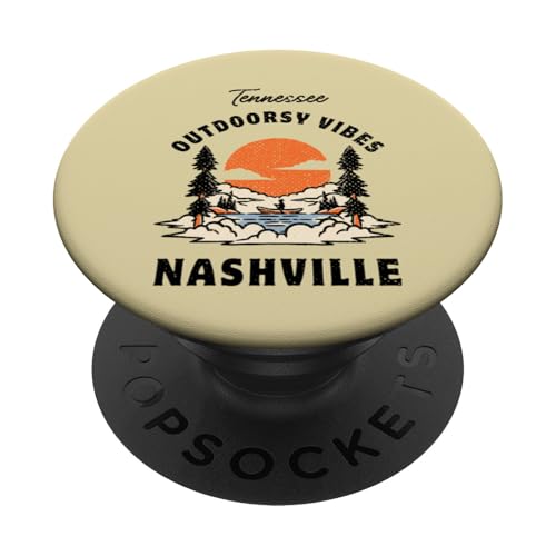 Outdoorsy Vibes Nashville, Tennessee PopSockets Klebender PopGrip von Nashville Tennessee Travel Vacation Outdoors