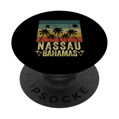 Nassau Bahamas Souvenir Urlaub Reise Männer Frauen Erinnerung PopSockets Klebender PopGrip von Nassau Bahamas Reminder Souvenir