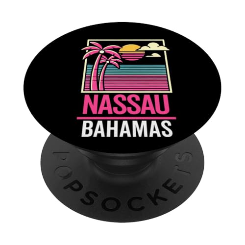 Nassau Bahamas Souvenir Urlaub Reise Männer Frauen Erinnerung PopSockets Klebender PopGrip von Nassau Bahamas Reminder Souvenir