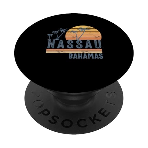 Nassau Bahamas Souvenir Urlaub Reise Männer Frauen Erinnerung PopSockets Klebender PopGrip von Nassau Bahamas Reminder Souvenir