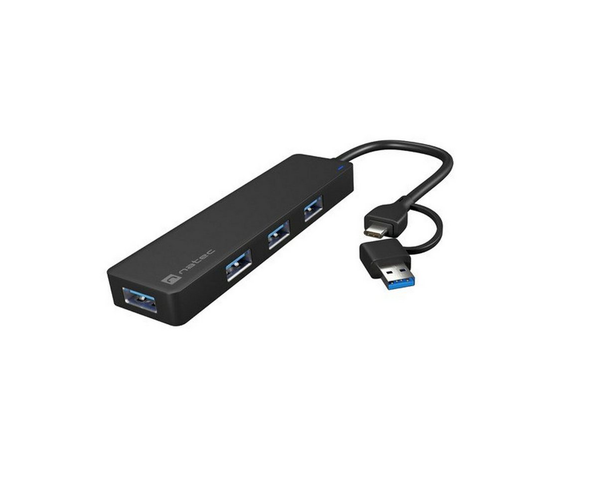 Natec USB-Verteiler, Hub USB Natec NHU-2023 Schwarz von Natec