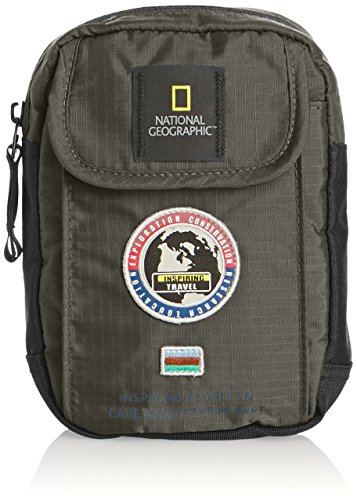 National Geographic Explorer kleine Gürteltasche mit Karabinerhaken Khaki von National Geographic