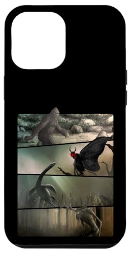 Hülle für iPhone 12 Pro Max Bigfoot, Mothman, Nessie, Wendigo Original Cryptid Artwork von National Introvert Society