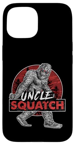 Hülle für iPhone 15 Uncle Squatch – lustige, coole Bigfoot Sasquatch Uncle von National Introvert Society