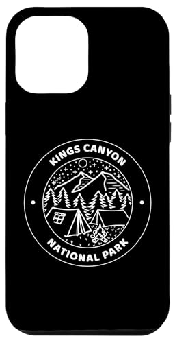 Hülle für iPhone 12 Pro Max Kings Canyon National Park Camp Mountain Fire Tree Moon Star von National Park Camp Mountain Fire Tree Moon Star