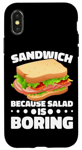 Hülle für iPhone X/XS National Sandwich Day Käsesandwiches Snack für Sandwich von National Sandwich Day Snack & Fast Food Lover