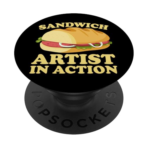 National Sandwich Day Käsesandwiches Snack für Sandwich PopSockets Klebender PopGrip von National Sandwich Day Snack & Fast Food Lover