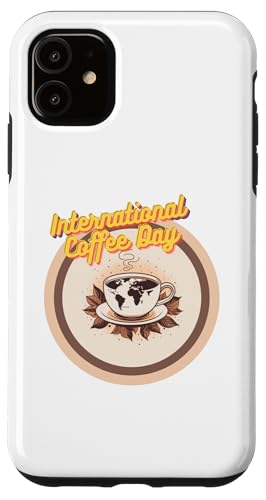 Hülle für iPhone 11 Internationaler Kaffeetag von National holiday