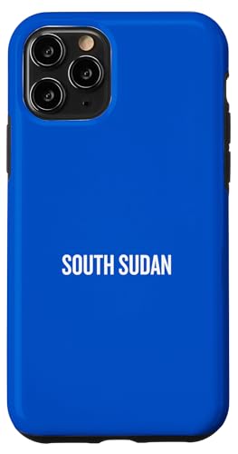 Hülle für iPhone 11 Pro Südsudan Nationalflagge Farbe Blau von Nations of the World