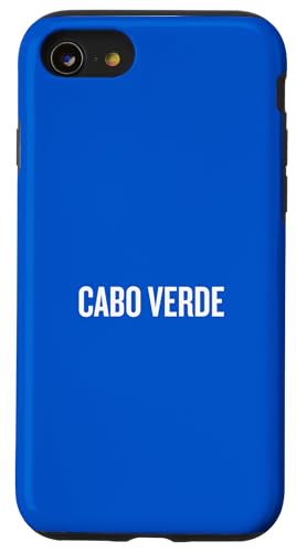 Hülle für iPhone SE (2020) / 7 / 8 Cabo Verde Nationalflagge, Farbe: Blau von Nations of the World