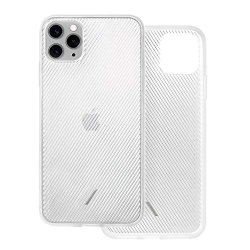 Native Union CLIC View Hülle für iPhone 11 Pro Max – Transparente Strukturhülle für iPhone, Kompatibel mit iPhone 11 Pro Max (Frost) von Native Union