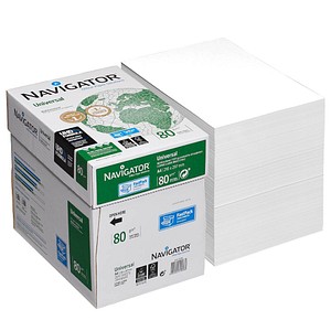 NAVIGATOR Kopierpapier Universal DIN A4 80 g/qm 2.500 Blatt Maxi-Box von Navigator