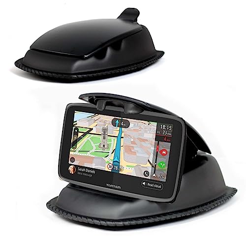 Navitech Schwarz Ultra Halt Armaturenbrett Montierung - Kompatibel Mit Dem Garmin DriveSmart 66 MT-D 6" Sat NAV von Navitech