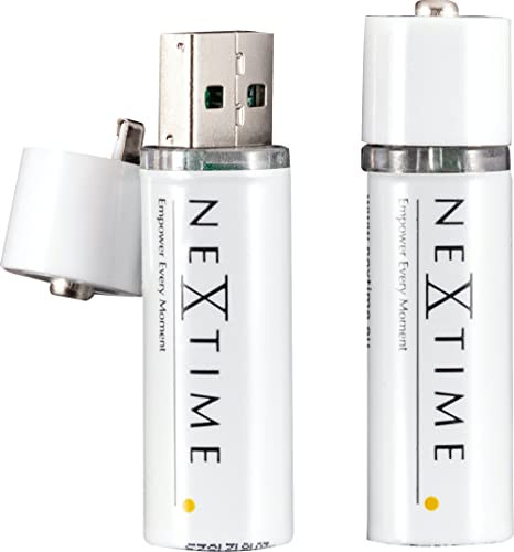 NeXtime - USB-Akku – AA-Batterie – weiß. von NeXtime