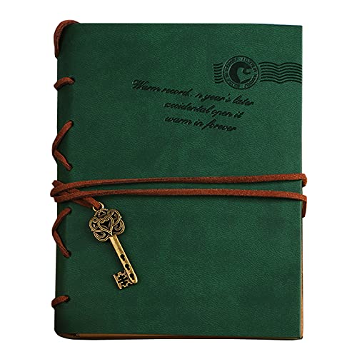 NectaRoy Retro Vintage Leather Cover Notizbuch Klassische Notepad Travel Journal Tagebuch Reisetagebuch Sketchbook Tagebuch Leere Seiten von NectaRoy