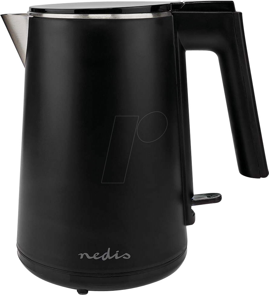 N KAWK360EBK - Wasserkocher, 1 l, 1500 W, schwarz von Nedis