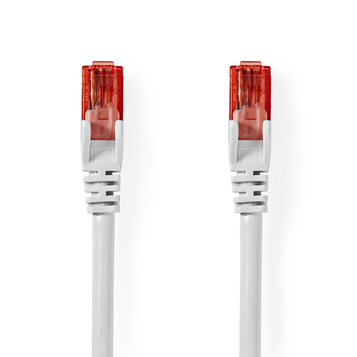 Nedis CAT6-Netzwerkkabel - RJ45 Stecker | 20.0 m | Weiss U/UTP | Rund | PVC | Label von Nedis