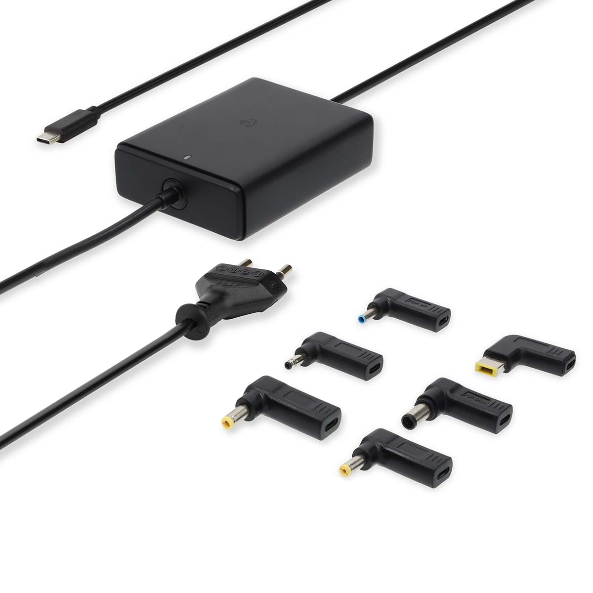 Nedis Notebook Adapter Netzteil| GaN | 65 W | B-Ware 5 / 9 / 12 / 15 / 20 V DC | 2.4 / 3.0 / 3.25 A | Benutzt für: Notebook / Smartphone / Tablet | Eu von Nedis