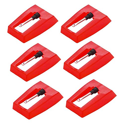 Nemeae 6Er-Pack Plattenspieler-Nadel, Vinyl-Phonograph LP Alter Phonograph Piezoelektrischer Kopf Nemeae 6Er-Pack Plattenspieler-Nadel, Vinyl-Phonograph LP Alter Phonograph Piezoelektrischer Kopf von Nemeae
