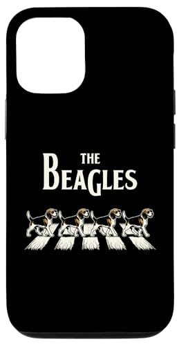 Hülle für iPhone 12/12 Pro The Beagles Lustige Retro-Musik für Herren, Damen und Kinder, lustige Beagles von Nerrrdy