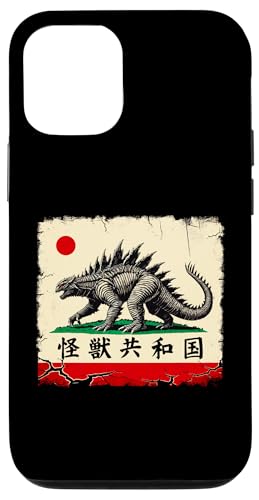 Hülle für iPhone 14 Pro Kaiju Republic California Japanische Streetwear Lustiges Japanisch von Nerrrdy