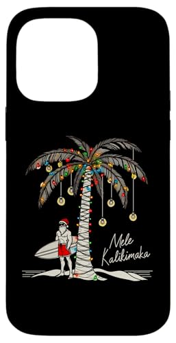 Hülle für iPhone 14 Pro Max Mele Kalikimaka Hawaii Surf Warm Lustig Hawaii Weihnachten von Nerrrdy