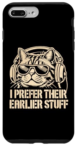 Hülle für iPhone 7 Plus/8 Plus Musikband "I Prefer Their Earlier Stuff Cat Festival" von Nerrrdy