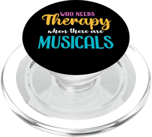 Musiktheater Thespian Drama Geschenk Lustiges Theater PopSockets PopGrip für MagSafe von Nerrrdy