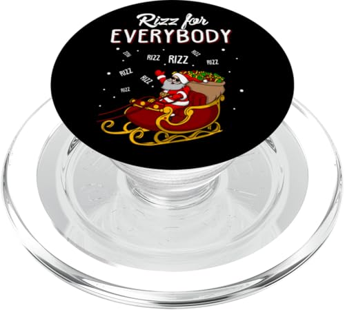 Rizz for Everybody Fröhliche Rizzmas, für Kinder, lustige Weihnachten PopSockets PopGrip für MagSafe von Nerrrdy