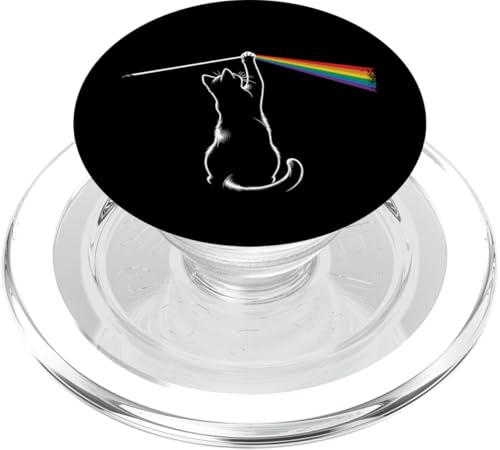 Spielen mit Licht Katze Herren Kinder Damen Lustige Katze PopSockets PopGrip für MagSafe von Nerrrdy