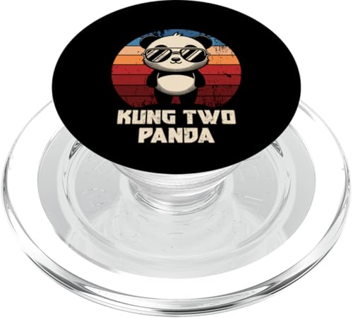 Zwei Pandas zum 2. Geburtstag, Junge, Mädchen, 2 Jahre alt, Geburtstag PopSockets PopGrip für MagSafe von Nerrrdy