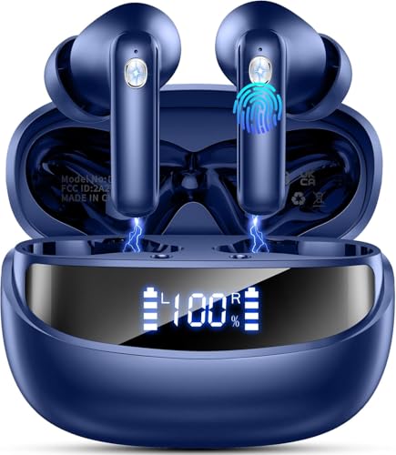 Nerunsa Bluetooth Kopfhörer mit Stereo HiFi In Ear Kopfhörer mit ENC Noise Cancelling Mics Kopfhörer Kabellos Bluetooth,Kabellose Kopfhörer Nerunsa Bluetooth Kopfhörer mit Stereo HiFi In Ear Kopfhörer mit ENC Noise Cancelling Mics Kopfhörer Kabellos Bluetooth,Kabellose Kopfhörer von Nerunsa