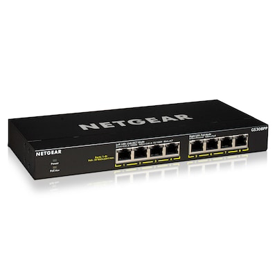 Netgear GS308PP 8-Port Gigabit PoE+ Switch (4x PoE) von Netgear