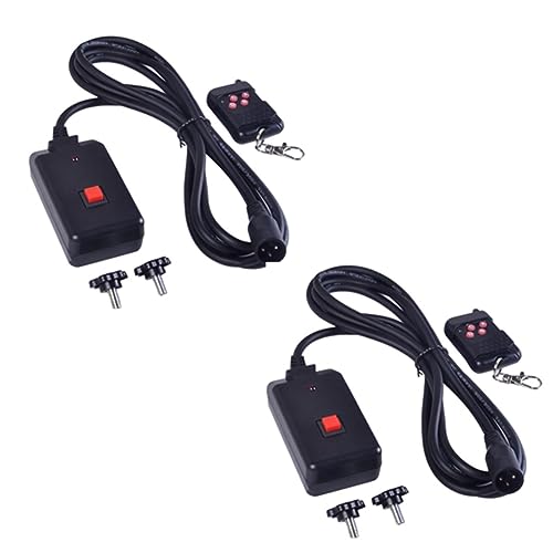 Nettoppo 2 Stück 90–240 VAC, 2-In-1-Funkfernbedienung, 3-Polig, XLR, Passend für Rauchmaschine, DJ, Bühnenbeleuchtung, Atmosphäre, Langlebig Nettoppo 2 Stück 90–240 VAC, 2-In-1-Funkfernbedienung, 3-Polig, XLR, Passend für Rauchmaschine, DJ, Bühnenbeleuchtung, Atmosphäre, Langlebig von Nettoppo
