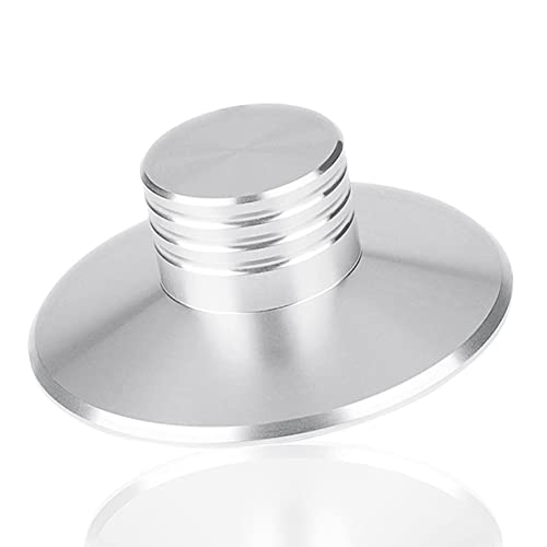 Nettoppo LP Vinyl Plattenspieler Balanced Metal Disc Stabilizer Weight Clamp Plattenspieler HiF Silber Nettoppo LP Vinyl Plattenspieler Balanced Metal Disc Stabilizer Weight Clamp Plattenspieler HiF Silber von Nettoppo
