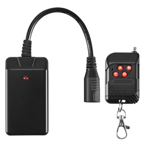 Nettoppo Tragbarer 3-Poliger XLR-FunkfernbedienungsempfäNger für Rauchnebelmaschine DJ-BüHnensteuerungsempfäNger, der 400 W 900 BeschläGt Nettoppo Tragbarer 3-Poliger XLR-FunkfernbedienungsempfäNger für Rauchnebelmaschine DJ-BüHnensteuerungsempfäNger, der 400 W 900 BeschläGt von Nettoppo