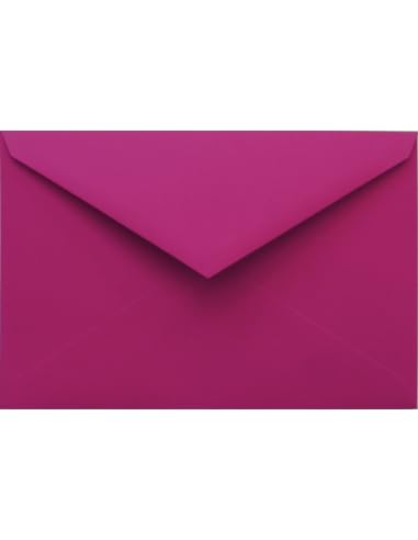 Netuno 100 farbige Briefumschläge Dunkel-Rosa 13,5 x 20,5 cm 120g Malmero Bougainvillee elegante Umschläge farbig für Hochzeit Geburtstag Weihnachten Einladungskarten bunte Kuverts edel hochwertig von Netuno