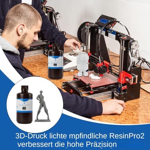 ABS-artiges UV-Härtenharz-schnell Härtende Flüssigkeit, Druckharz Mit Niedrigem Odor | 1000G Hochpräziser Gussharz, Schnelltrocknen Von Photosensitivmaterial Für Modelle, Miniaturen, Prototyping von NevPuose