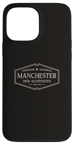 Hülle für iPhone 13 Pro Max Manchester New Hampshire | Historisches Manchester NH von New Hampshire Standard Apparel Co.